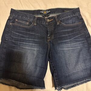 Lucky Brand Dark Blue Jean Shorts